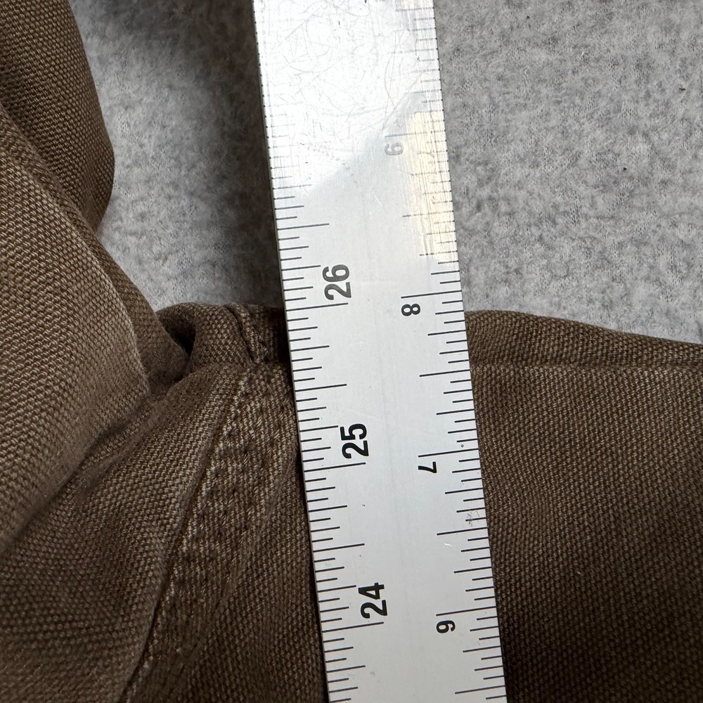 Wolverine Jacket Mens XL Brown Workwear Outdoors Utility Zip Hooded Distressed - Picture 4 of 7
